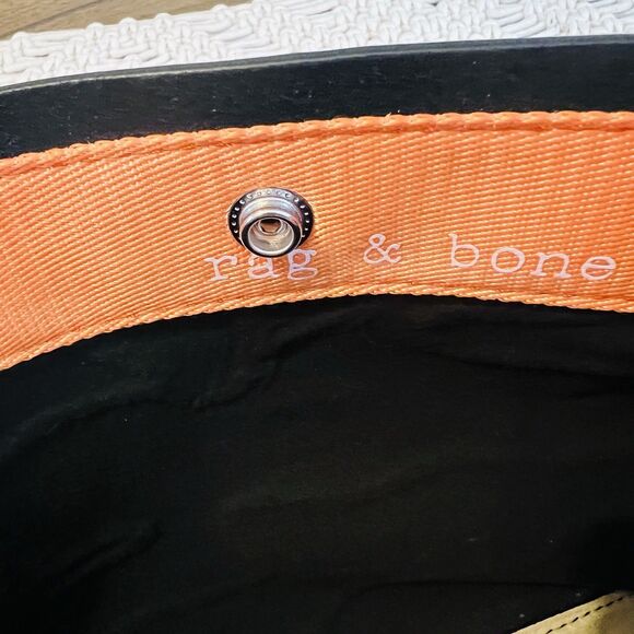 NWOT Rag & Bone Compass Patchwork Green Camo Suede Crossbody Bag Unisex Dust Bag - Picture 8 of 11